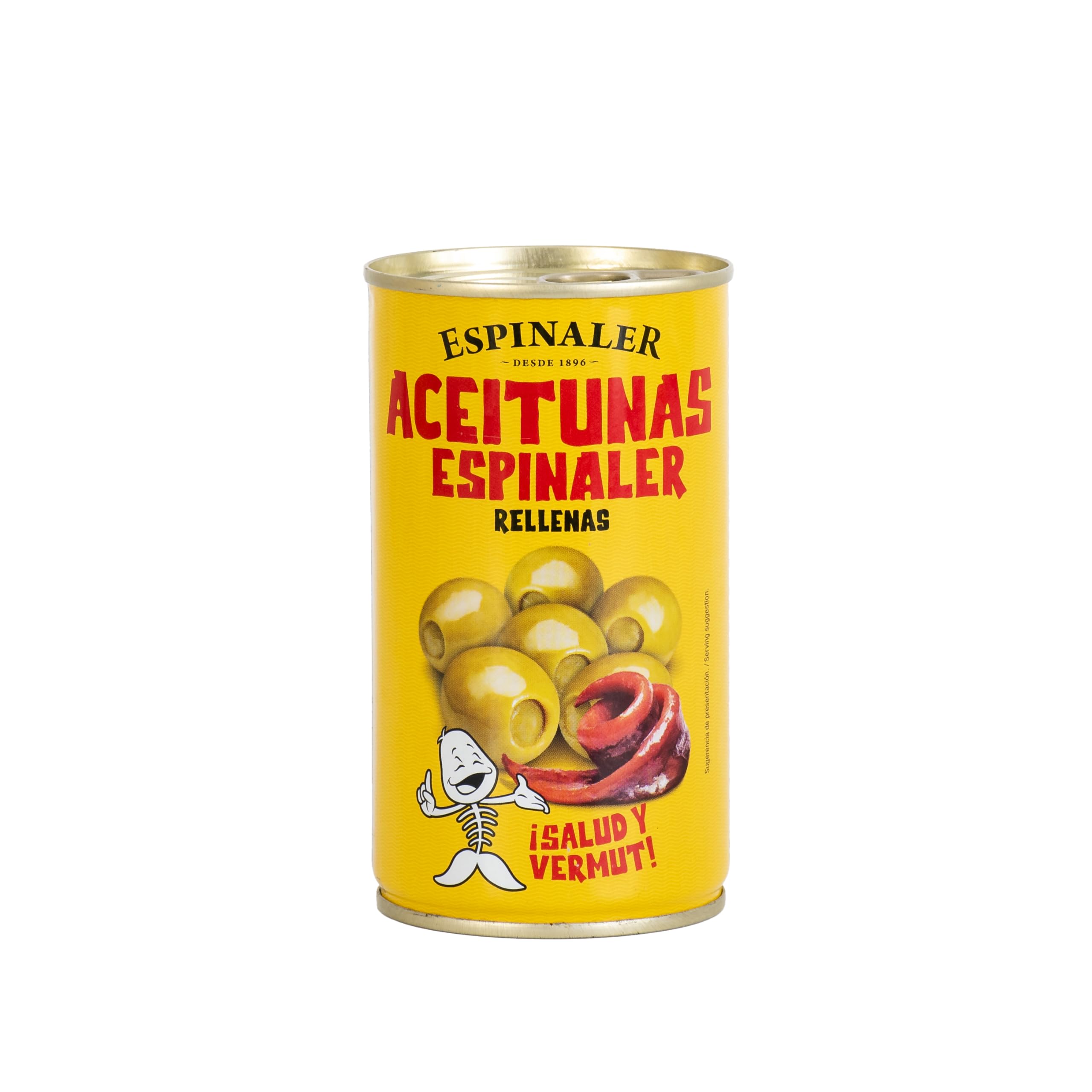 Espinaler Aceitunas Rellenas 350 gr - Olivas Verdes Rellenas - Encurtidos Gourmet - 15 Pack