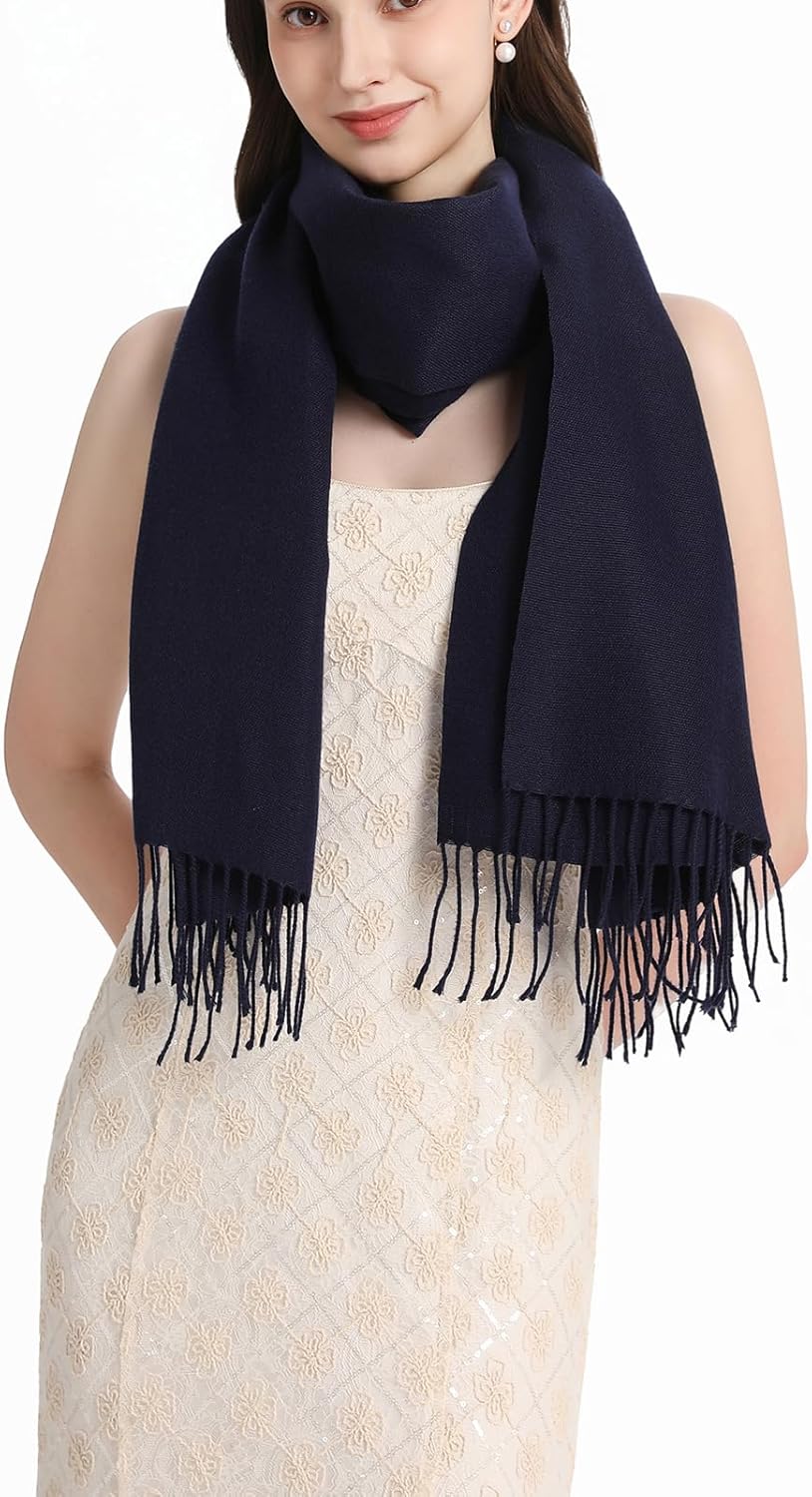 Pashmina Shawl and Wraps for Evening Dresses Resemble Cashmere Scarf for Women Wedding Winter Warm Shawls - Image 5