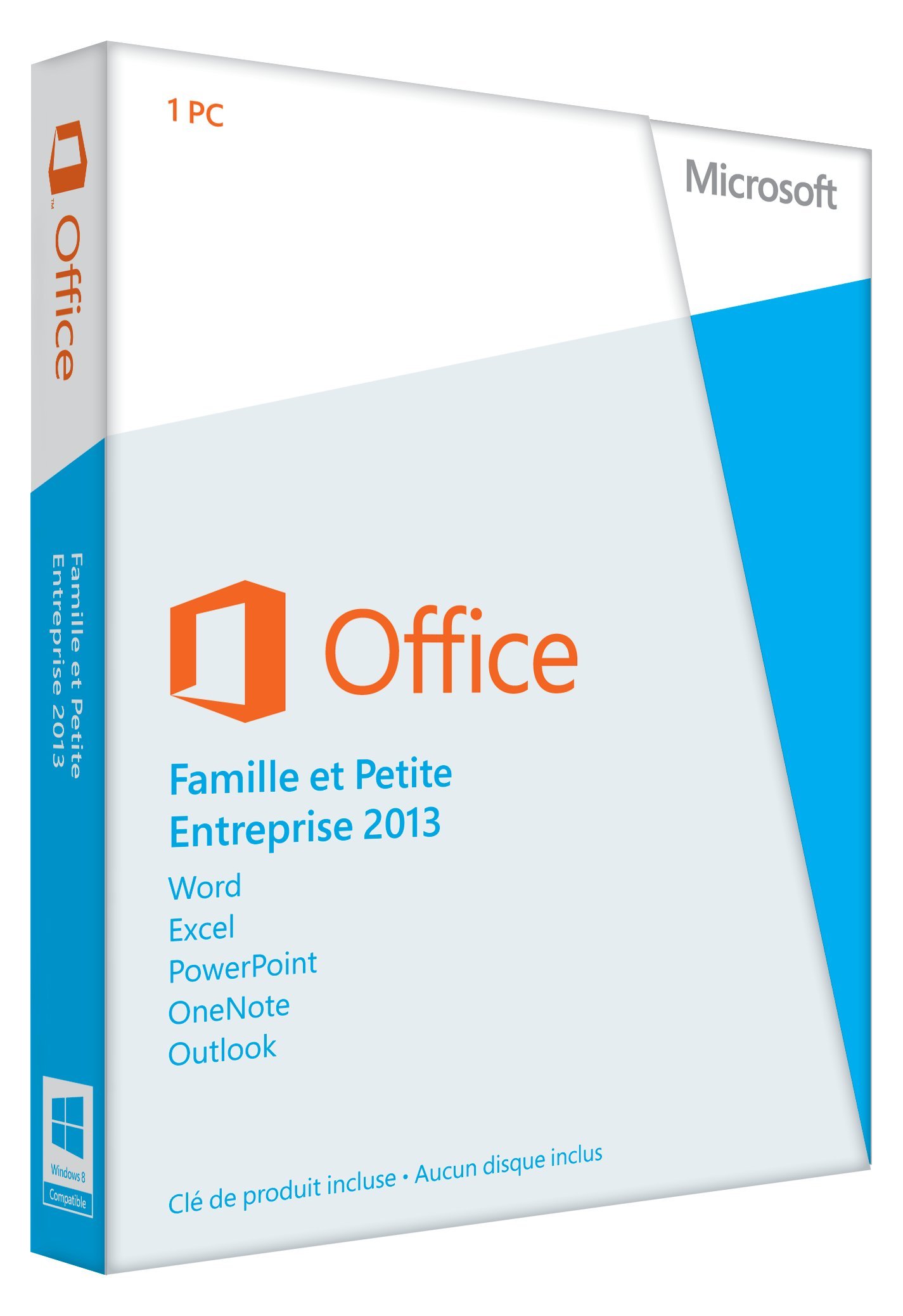 Office Famille et Petite Entreprise 2013 - 1 PC (carte d'activation)