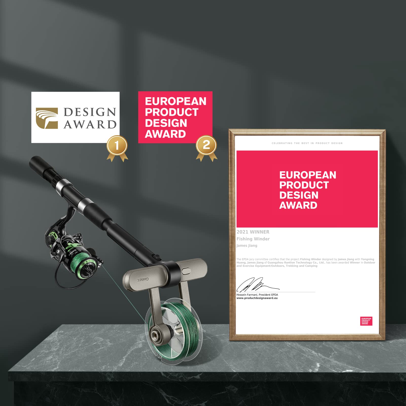 Gonex Fishing Line Spooler with Unwinding Function InstallationFree