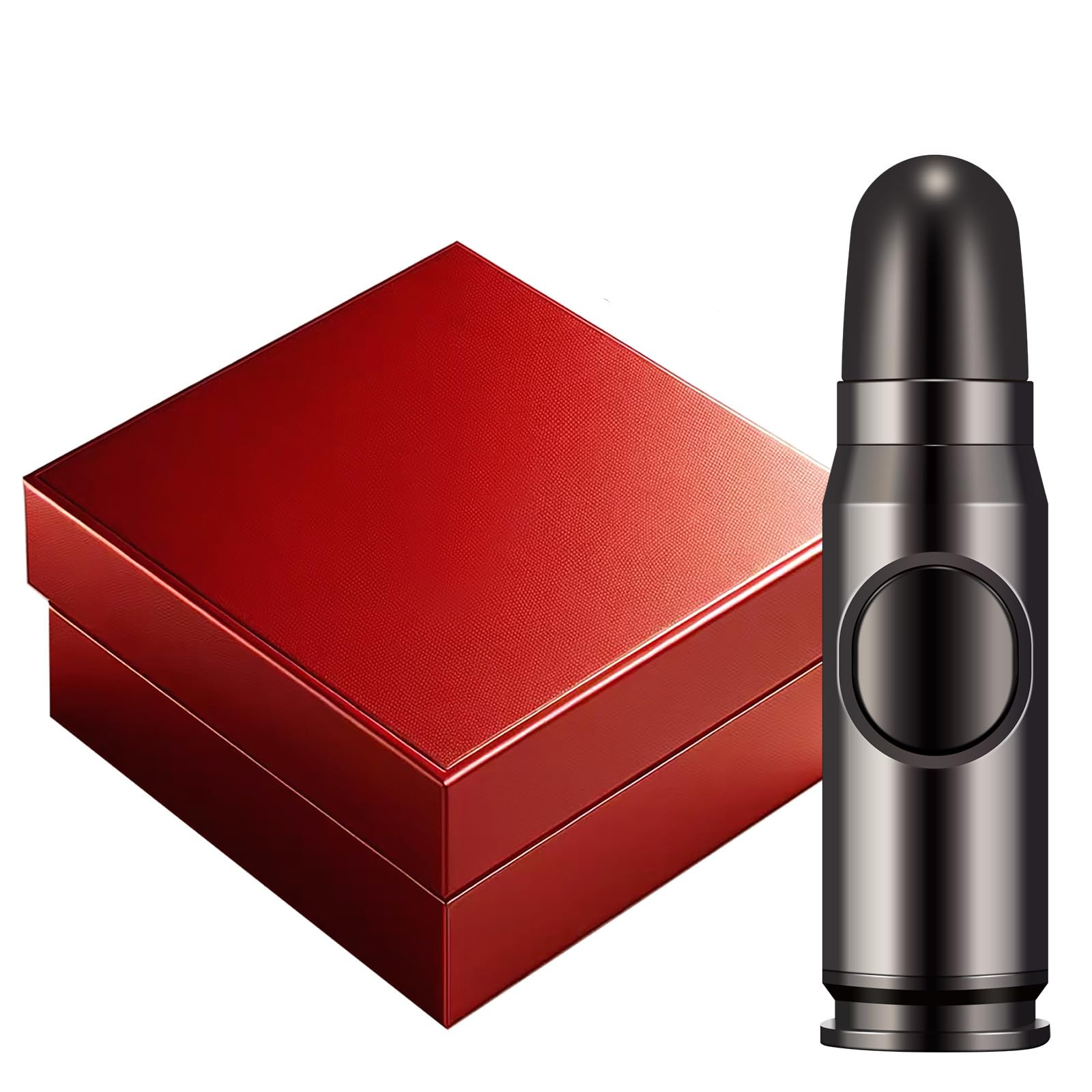 Navpeak Windproof Butane Torch Lighter - Refillable Jet Flame Lighter Bullet Shaped for Candles, Outdoor, Desserts, and Baking, BBQ & Emergency Survival Gear (Butane Not Included) (Black)