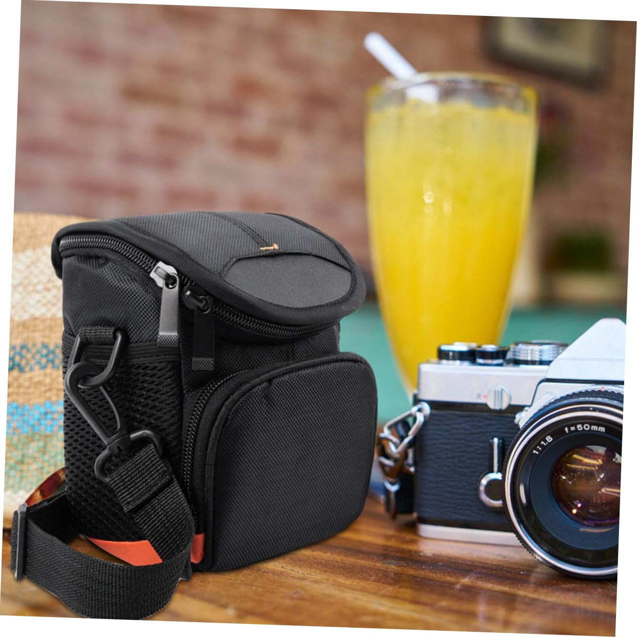 jojofuny 1 Borsa Per Fotocamera Scheda In Nylon Da Viaggio