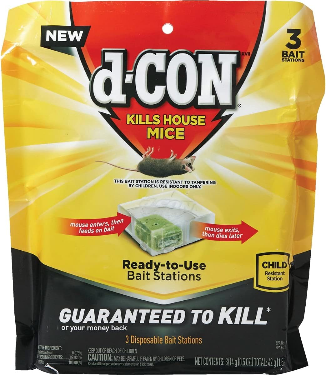 Disposable Mice Bait Station, 3-Ct.