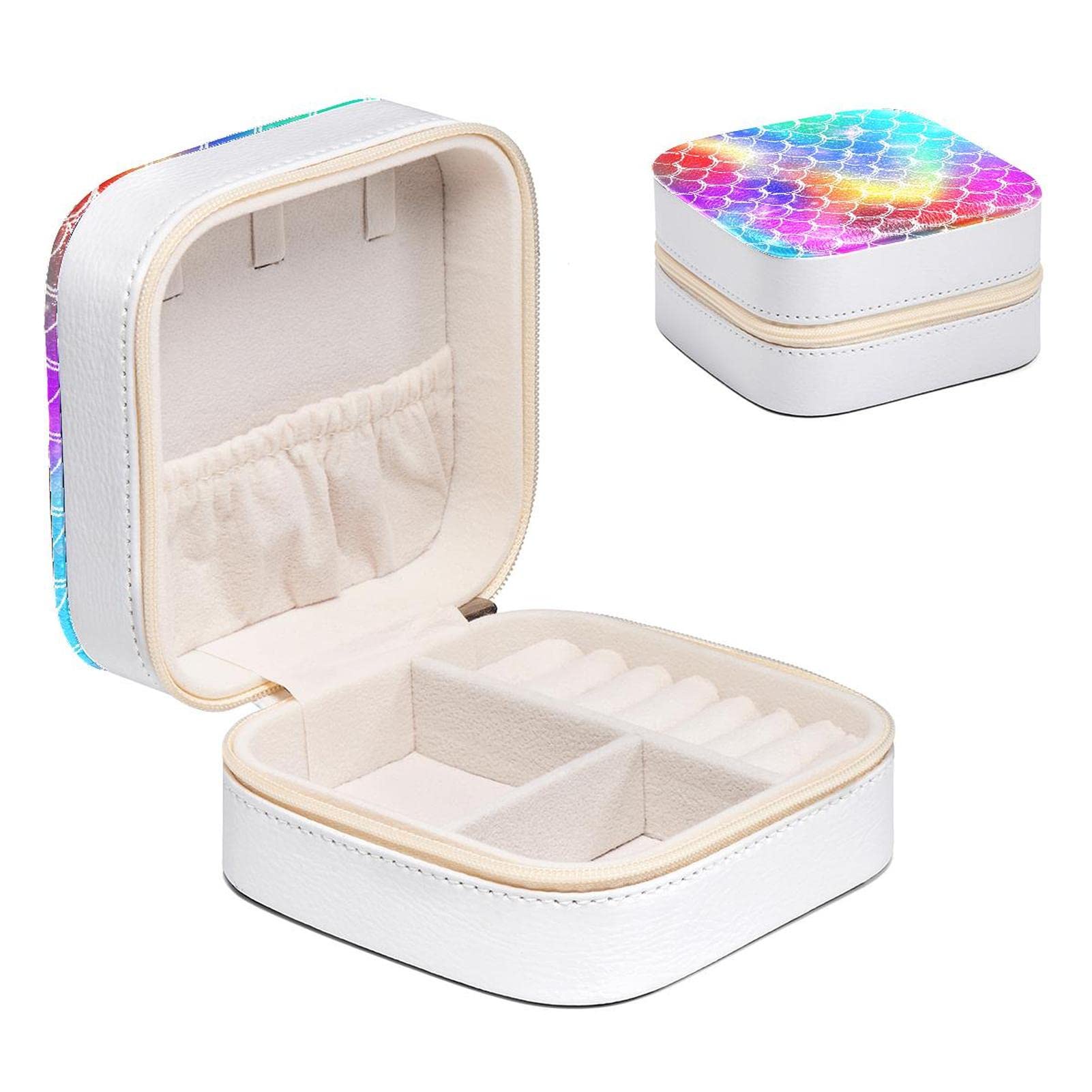 Boîte à bijoux pour femme filles sirène : petit coffret bagues et colliers