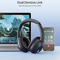 Vista 8 de Auriculares con cancelación activa de ruido, auriculares inalámbricos Bluetooth 5.0, audio LDAC de alta resolución, 90 horas de reproducción