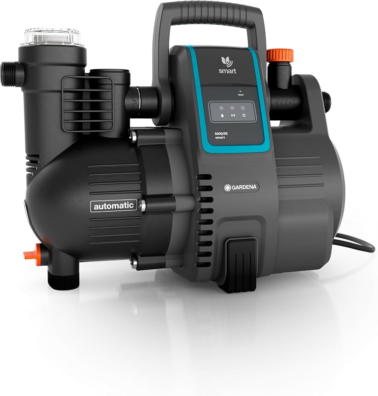 Gardena Bomba de Agua Smart Pressure, Negro/Azul, 45x30x30 cm