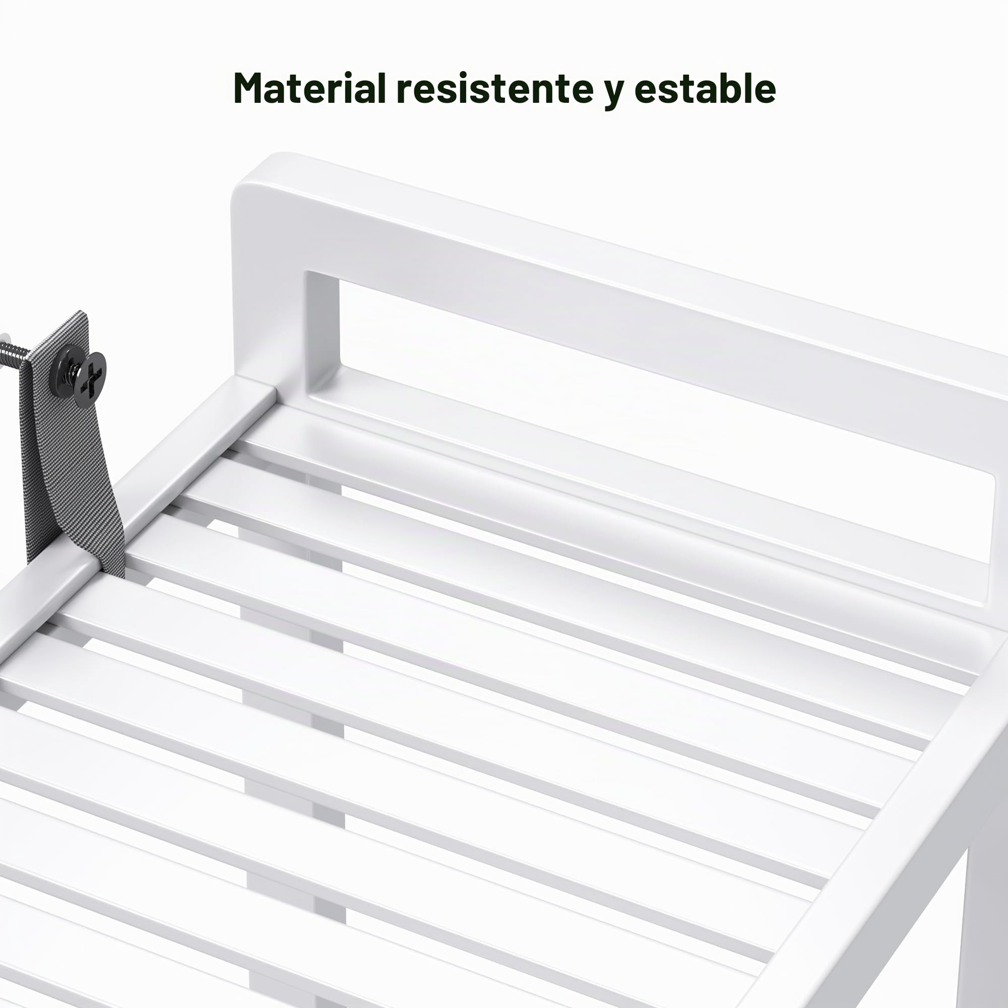 Estante para Inodoro, Estante de Baño de 3 Niveles, Estante de Almacenamiento para Baño, Estante para Lavadora, Estantes Ajustables, 26x63x170 cm (Blanco)