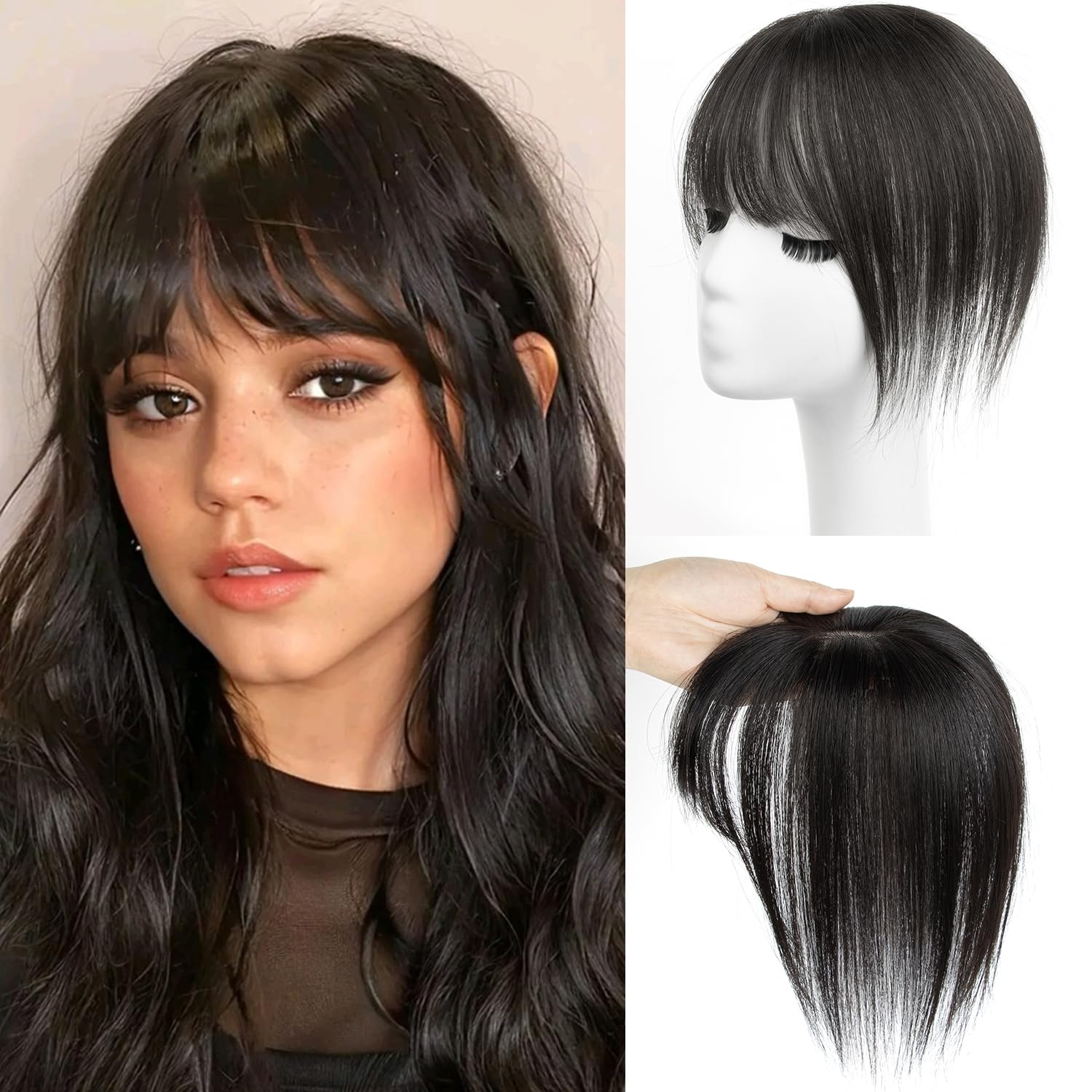 Amazon.com : TANJET Natural-Looking 14 Inch Black Hair 