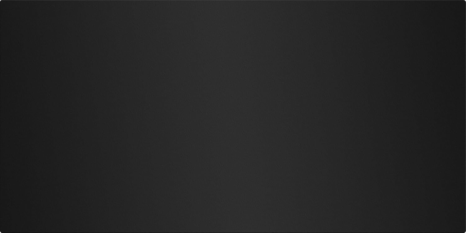 uDecor DuraClean Smooth Black 2ft x 4ft Vinyl Drop Ceiling Tile - Box of 10 - Waterproof, Washable, Fire-Rated, 4mm PVC (80 Sq.ft) (Black, 2x4) Black 2x4