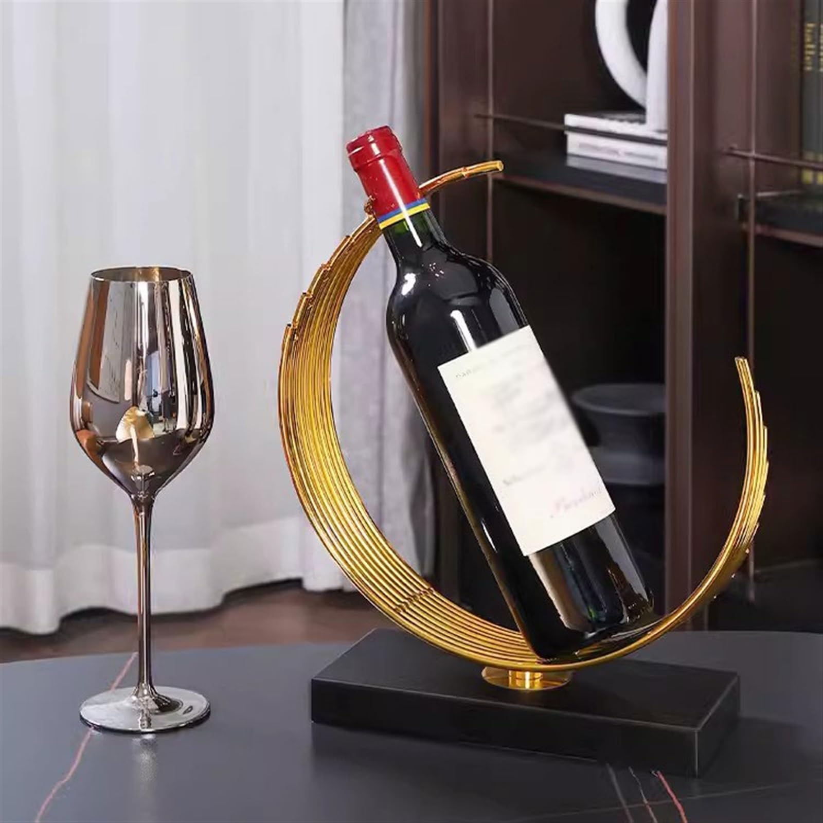 Uchwyt na wino Ozdoby na stojaki wino Szafka pod telewizor przed wejściem do salonu Kuchnia