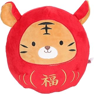 Totority 1Pc Ano Do Tigre Brinquedo De Pelúcia Almofadas Para Sofá Brinquedos De Carro Travesseiro De Dormir 2022 Boneca Ornamento Do Zodíaco Abraçando Travesseiro Sofá Travesseiro Boneca