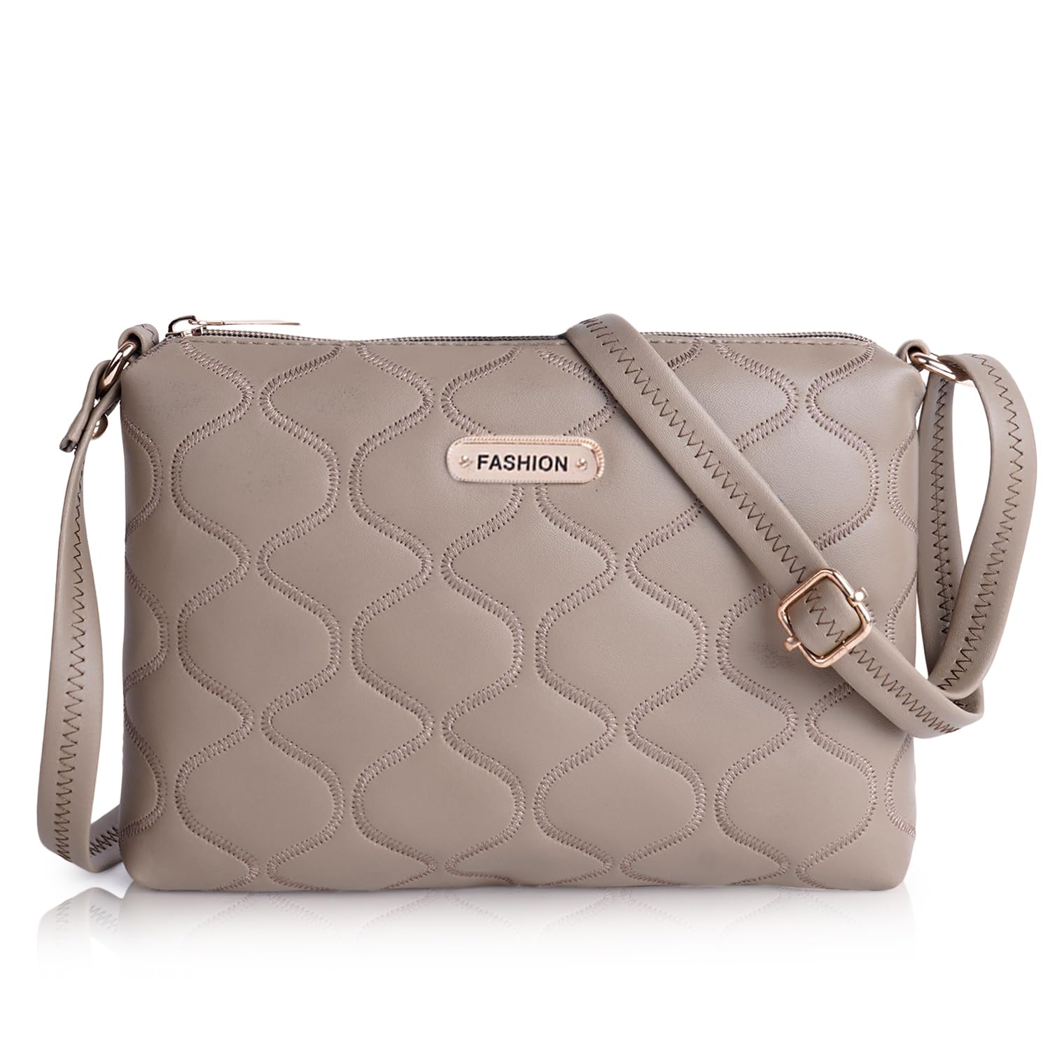 BFT Prime Latest Cross Body Sling Bag for Girls/Women (Khaki) (B0CY55P1P8) Amazon Price History, Amazon Price Tracker