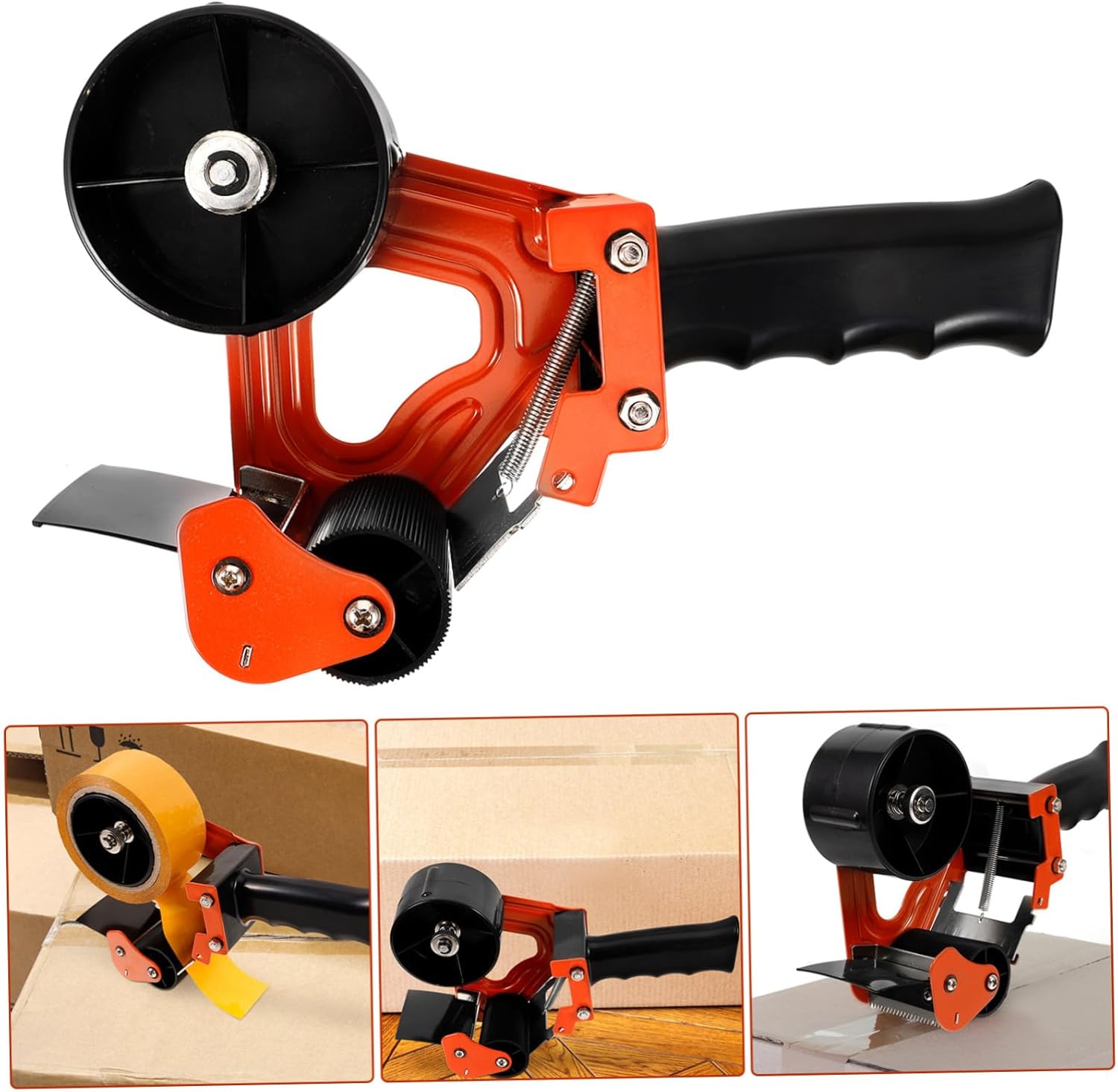 Packing Tape Dispenser Cutter Handheld Tape Tool for Precise Cutting and Efficient Sealing User-Friendly for Shipping and Packaging Tasks