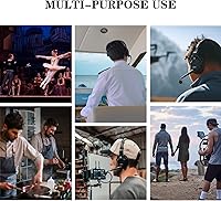 Vista 8 de Hollyland Solidcom C1 2 Usuarios 1100ft Full-Duplex Wireless Headset Sistema de intercomunicación para equipo de comunicación grupal Talk