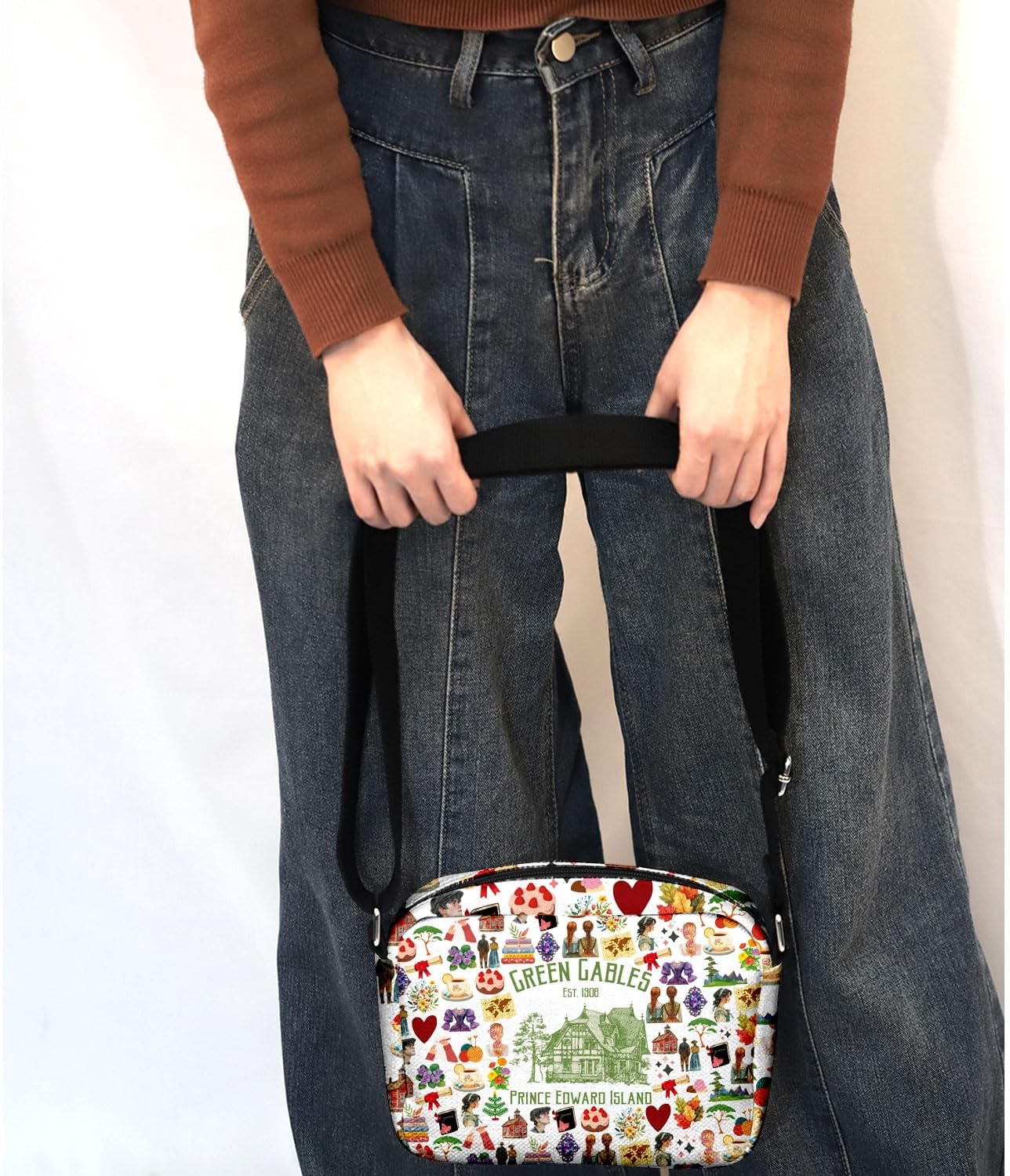 MAOFAED Literary Book Inspired Gift, Literature Crossbody Bag for Book Lover, Light Academia Gift, Bookish Merchandise(gable island) - Image 2