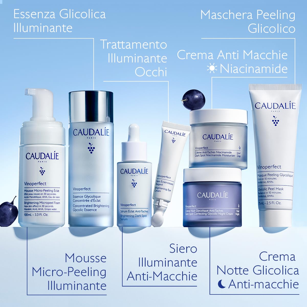 Caudalie Vinoperfect Crema Notte Anti-Macchie con Acido Glicolica + Viniferina - 50 mL