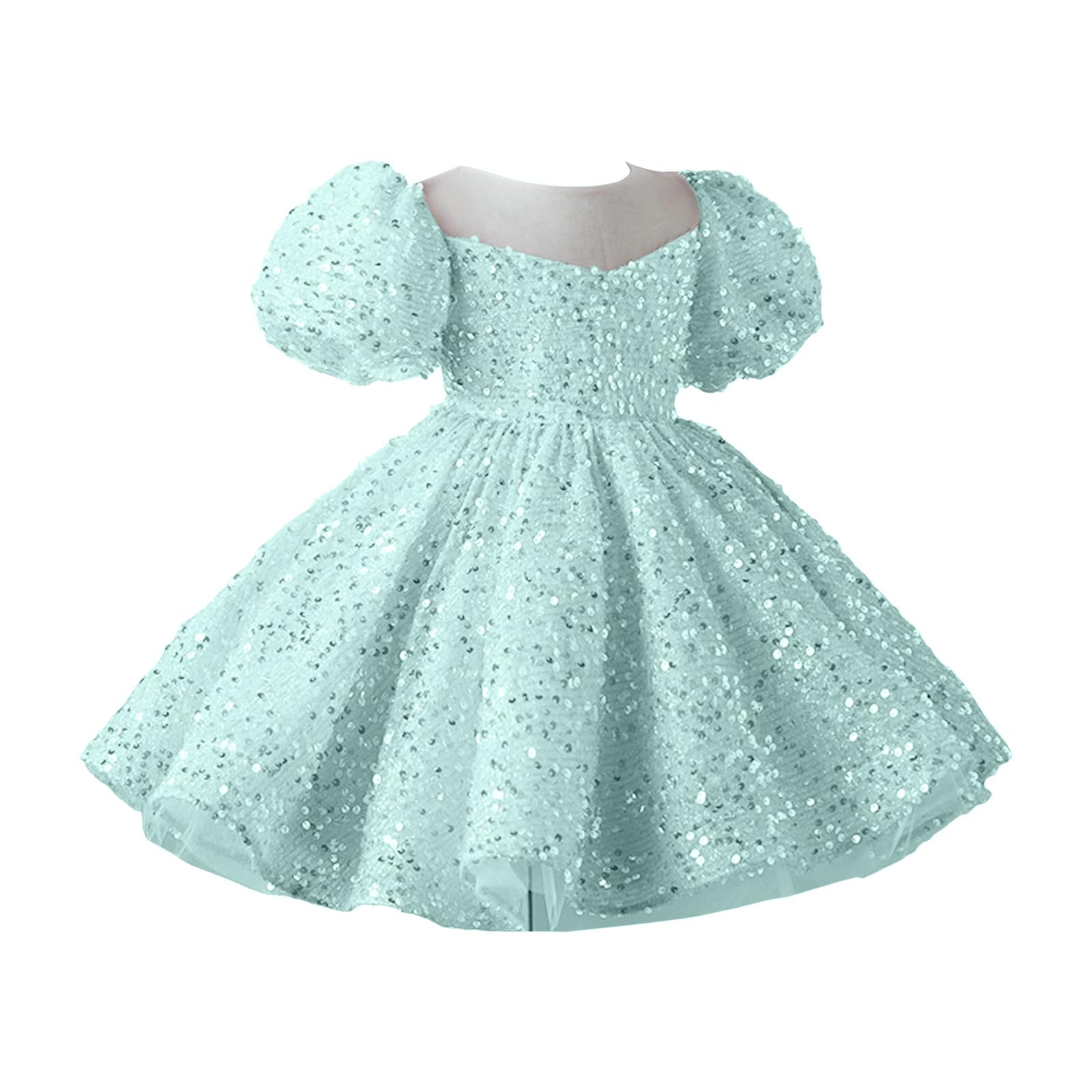 Kleider Für Mädchen, Festlich Casual Partykleid Elegant Tüll Ballkleid Pailettenkleider Pailletten Glitzer Kleider Rot Hochzeit Prinzessin Kleid Lang Blumenmädchenkleider