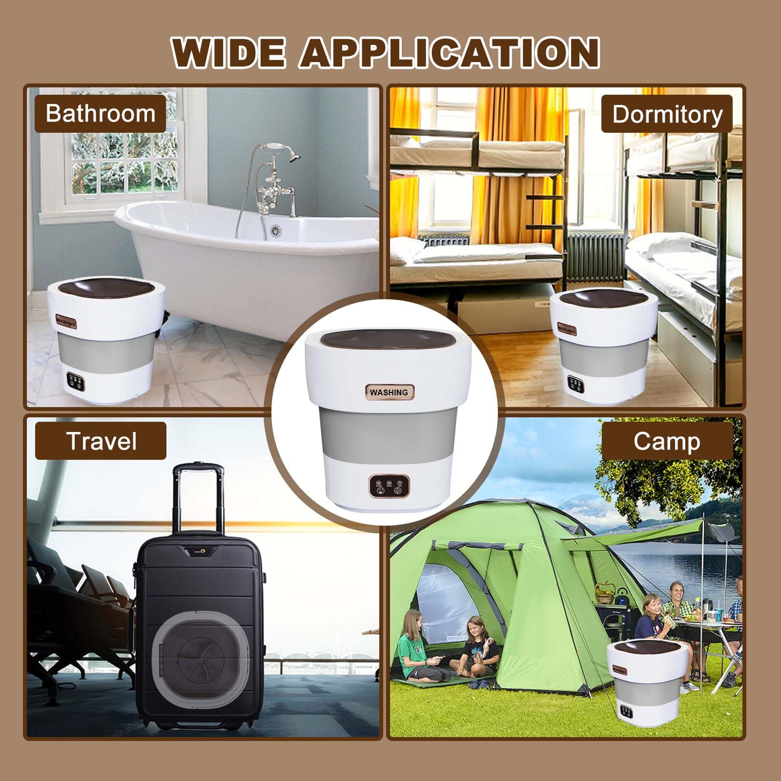 Asse Per Lavare A Mano In Legno | Superficie Ondulata | Per Bucato Ecologico E Viaggi - Foto 5