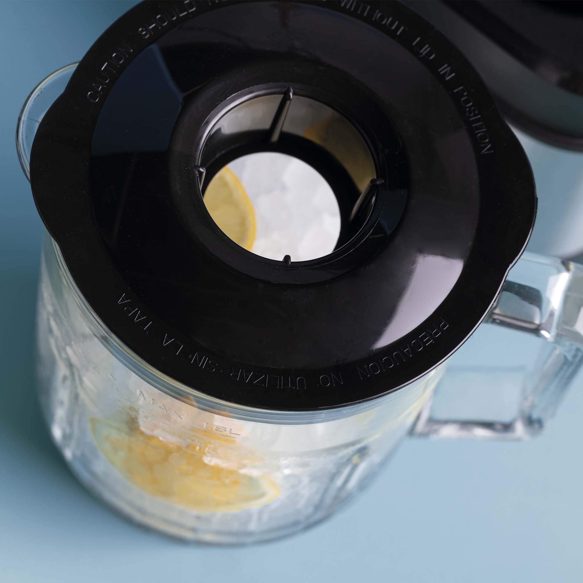 JATA JEBT3855 - Batidora de Vaso 1500 W con Jarra de Cristal 1,8 L, Motor AC Alto Rendimiento 17000 RPM, Tritura Hielo, 2 Velocidades + Pulse, Cuchillas Acero Inoxidable, Sistema Seguridad