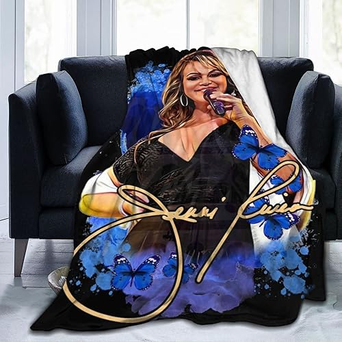 Jenni Singer Rivera - Manta de franela polar para todas las estaciones, cálida y ultrasuave, manta casual para cama, sofá, cama, sofá o dormitorio,