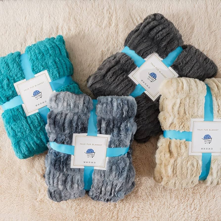 フェイクファーブランケット Amazon｜BATTILO HOME ウルフフェイクファーブランケット、特大