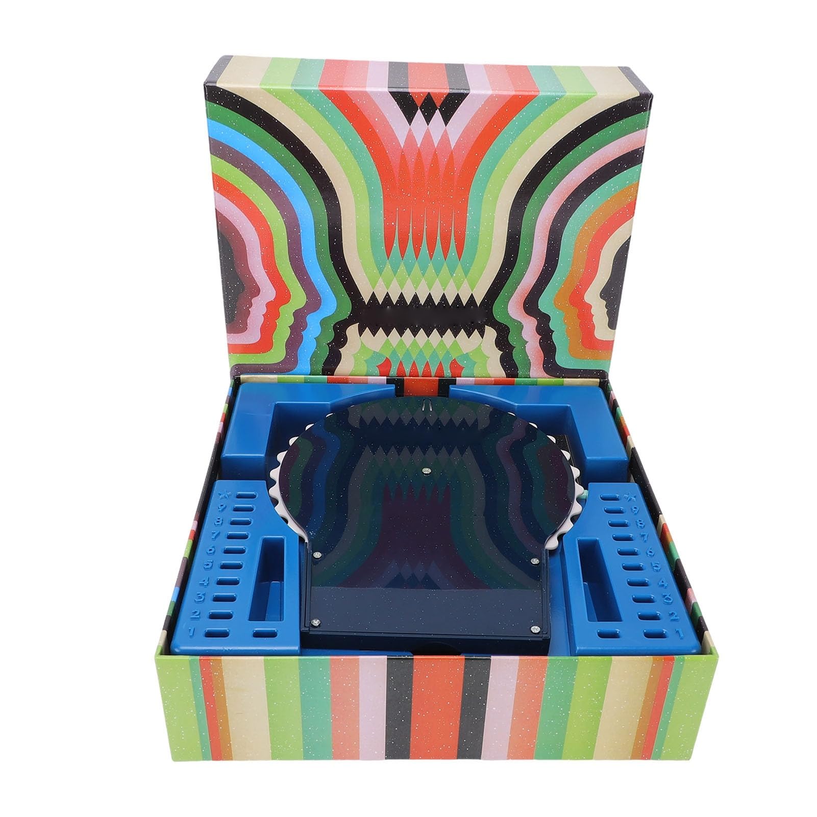Elprico Juego de Mesa de Longitud de Onda, Juego de Cartas Telepático para Fiestas, Más de 400 Pares de Palabras, Tiempo de de 15 a 30 Minutos, Entretenimiento Social Estratégico con Dial Giratorio,