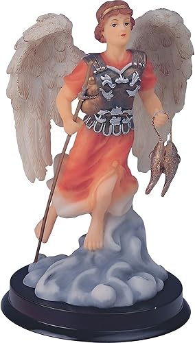 Miniatura 1 de ICE ARMOR Estatua de Arcángel Rafael de 6 pulgadas de alto, ángel de curación, figura religiosa