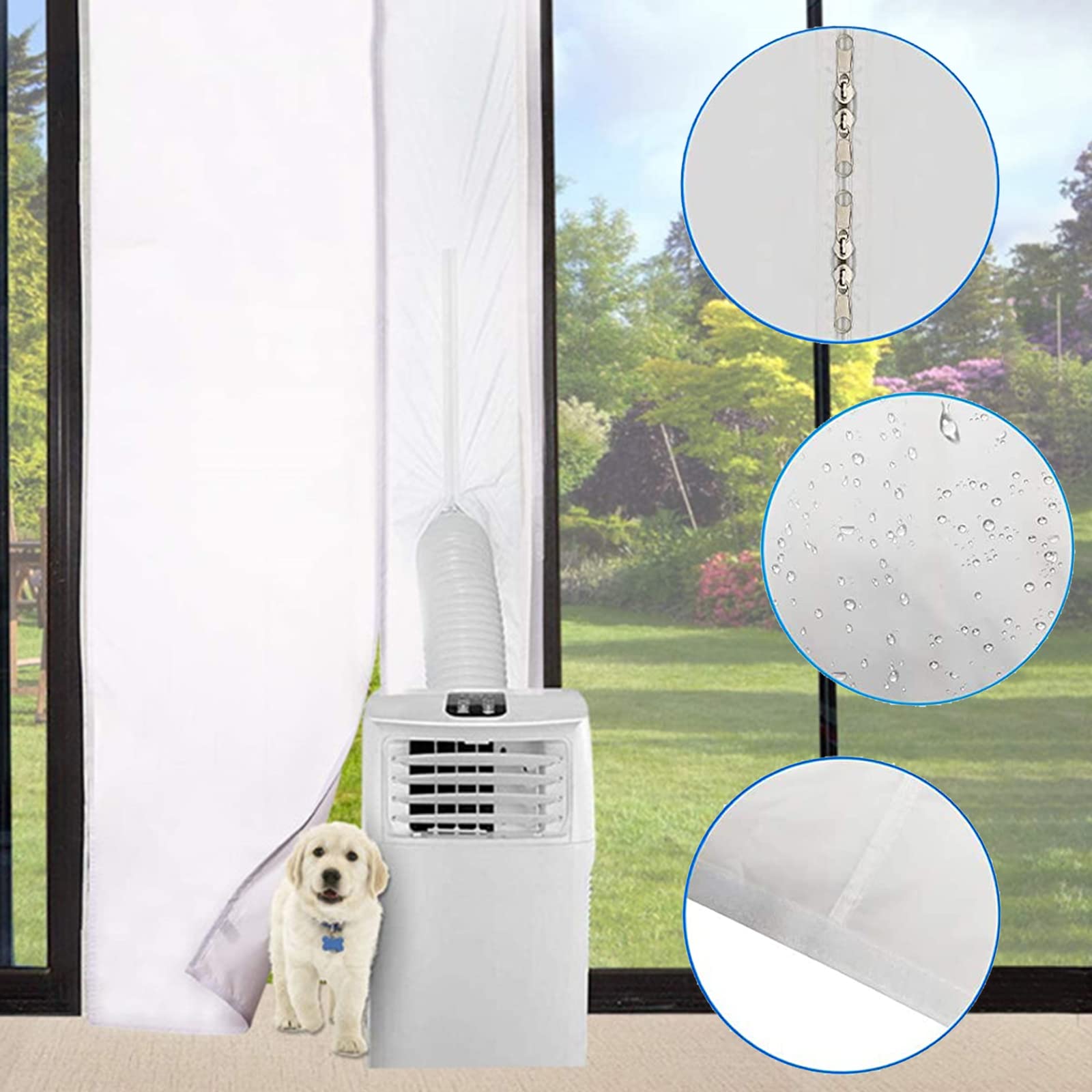 universal window seal for portable air conditioner