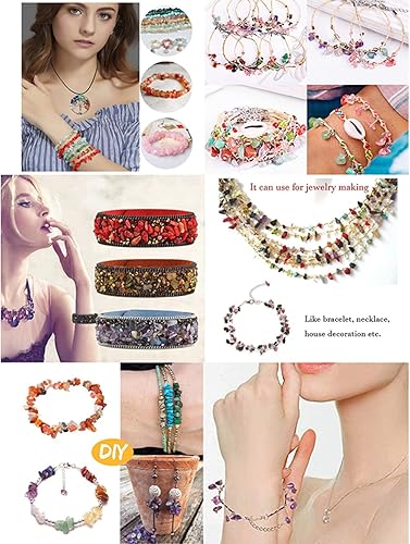 Miniatura 7 de Cuentas sueltas de piedras preciosas de citrino natural de 0.315 a 0.315 pulgadas, semipreciosas para hacer joyas, suministros de manualidades