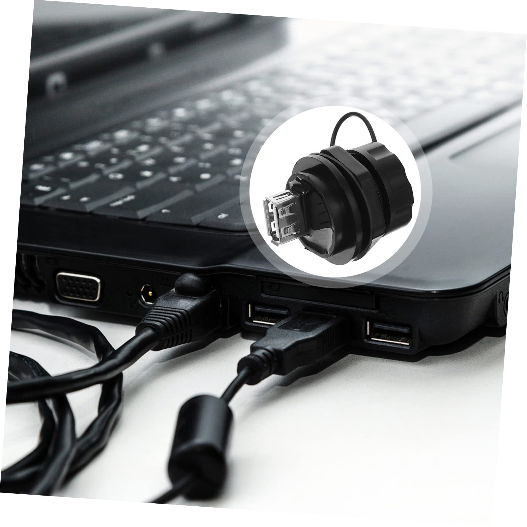 jojofuny 5stücke USB Wasserdichter Verbindungskoppler USB Pass-Through Adapter Für Motorräder Und Yachten Mbps Datenübertragung Robustes Design Mit Abdeckung