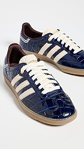 Amazon.com: adidas x Wales Bonner Samba Sneakers, Collegiate Navy