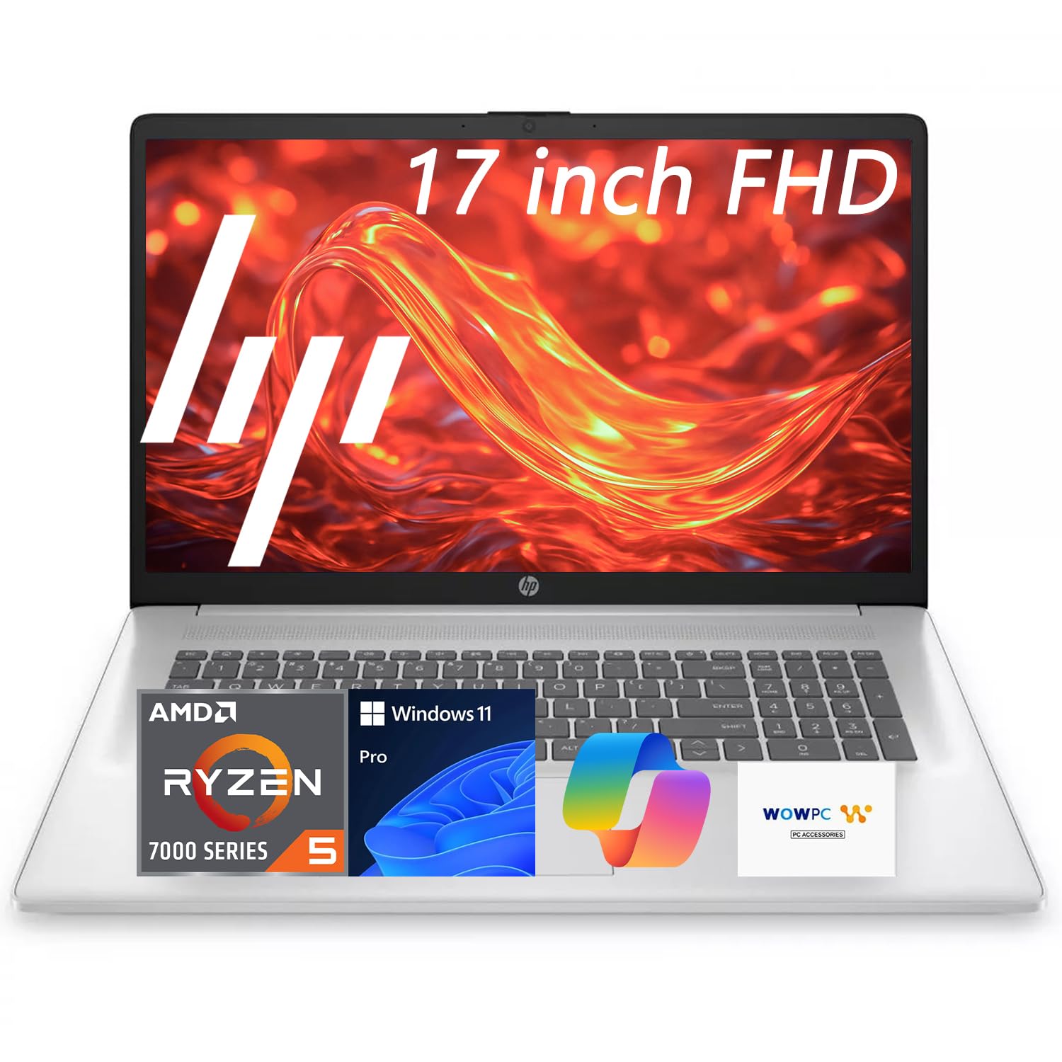Amazon.co.jp: HP 17.3インチ ビジネスノートパソコン 2025、パワフル