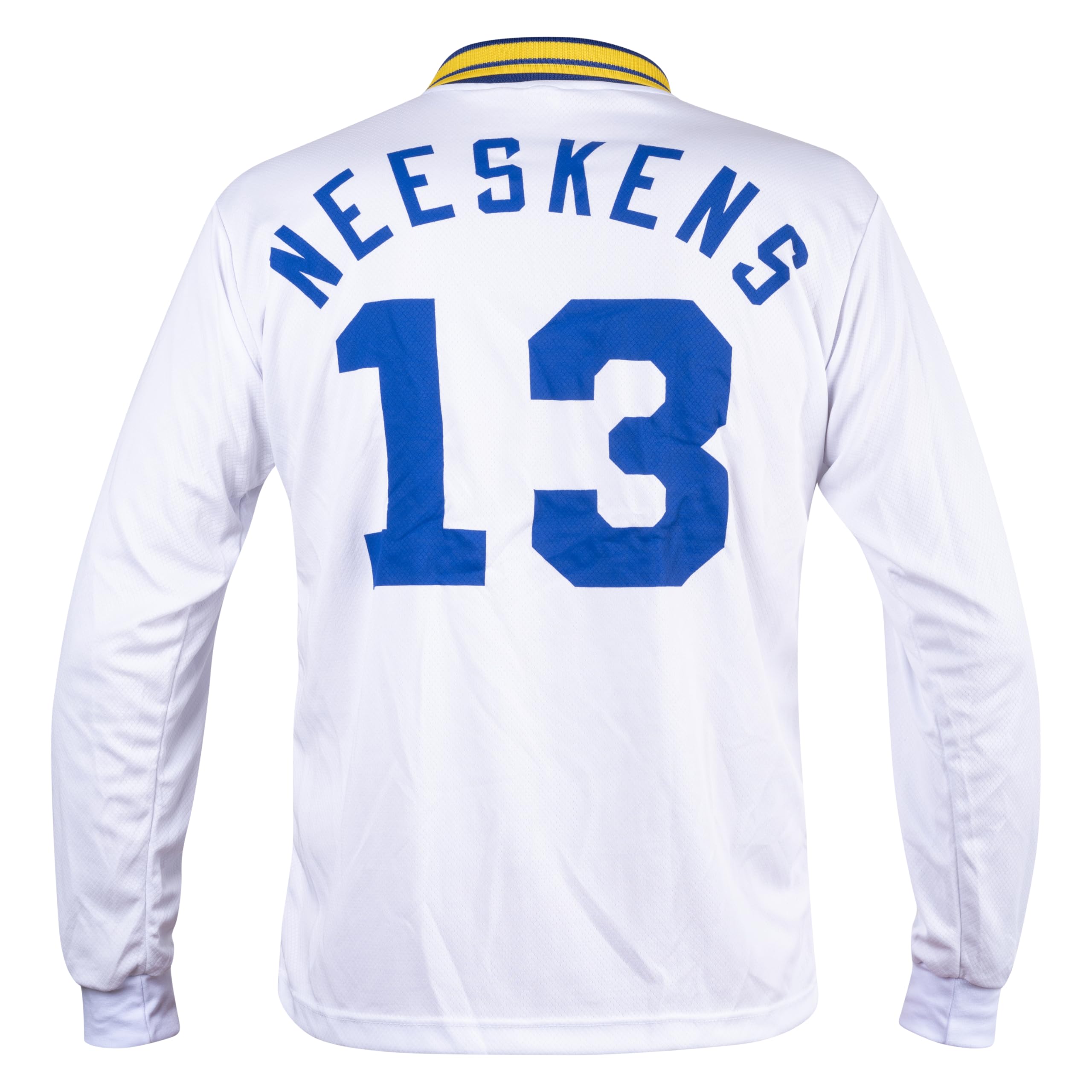 NY Cosmos Neeskens 13 Camiseta de Fútbol Manga Larga Hinchas Deporte Retro Vintage Blanca