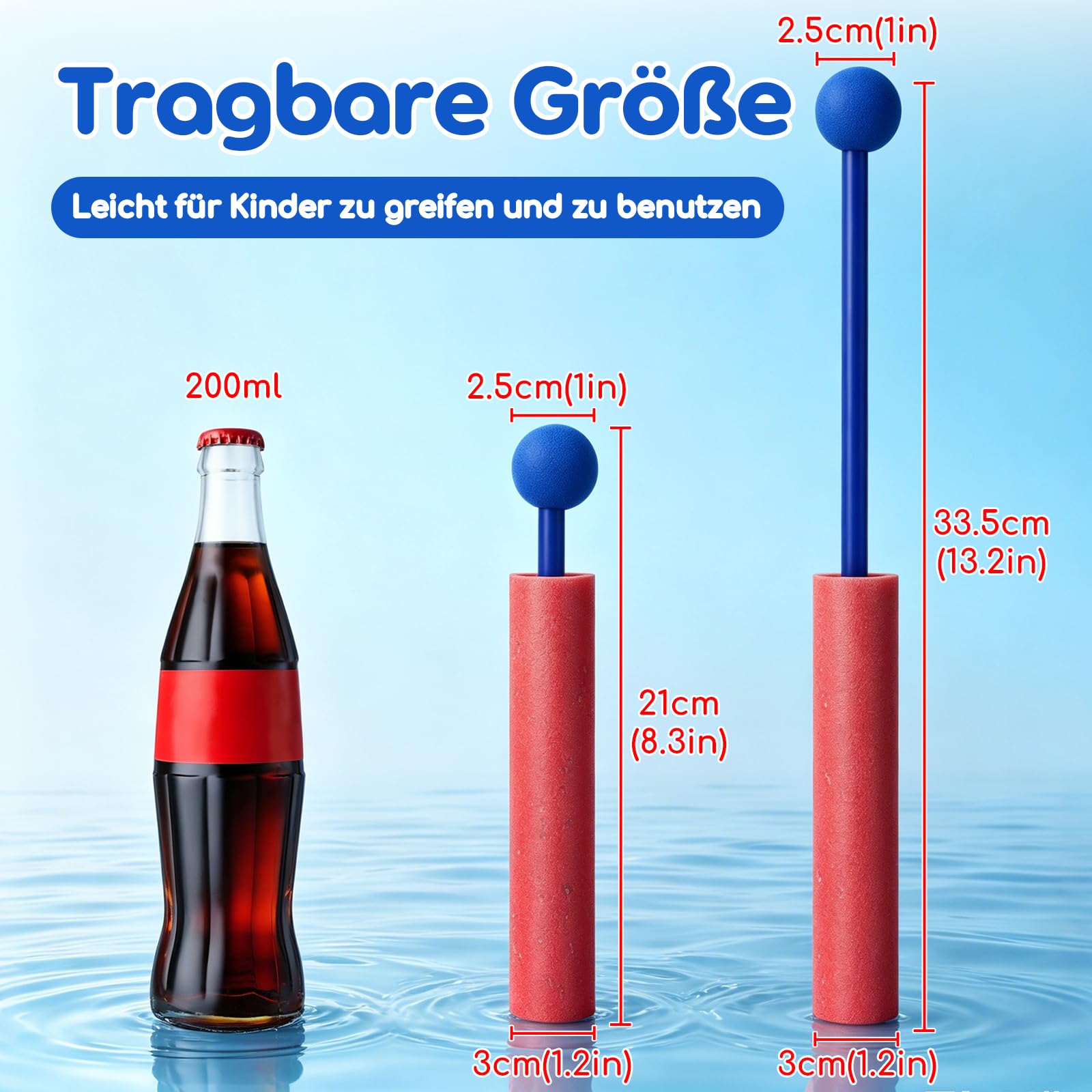 Lehoo Castle Wasserpistole Kinder, 12 Stück Mini Wasserspritze, Schaumstoff Wasserpistolen, Spritzpistole, Pool Spielzeug für Strand & Garten, Sommer Outdoor Wasserspielzeug