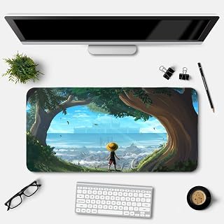 Anime fearturing Large Gaming Mouse Pad, Extended Desktop Mat, 58 x 28 cm. (DS 4)