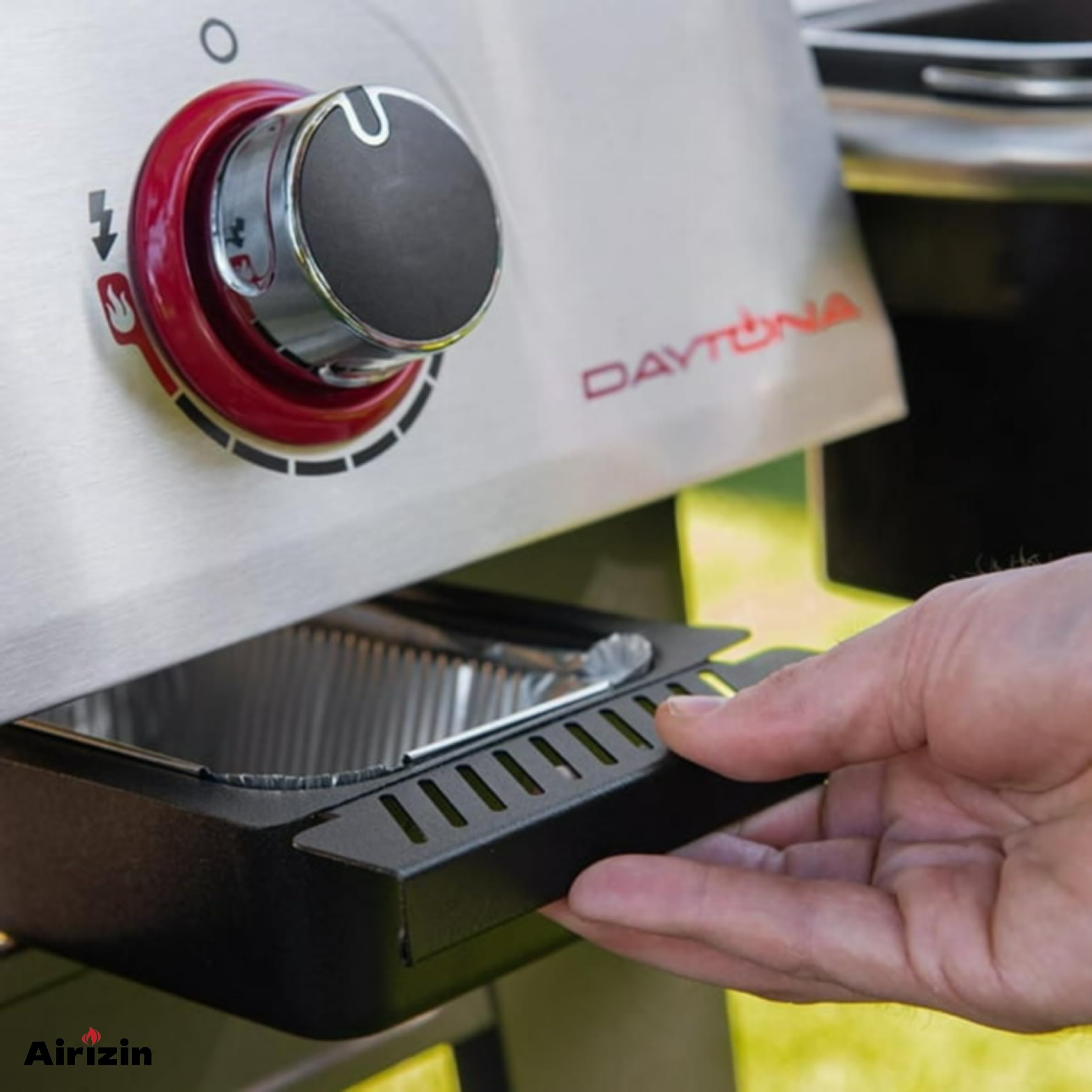 Royal Gourmet GA4400T - Griglia a gas propano liquido a 4 fuochi, in acciaio INOX, 40.000 BTU