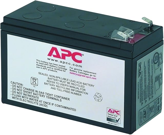 APC RBC17 UPS Replacement Battery Cartridge for APC - BE700G, BK650EI and select others