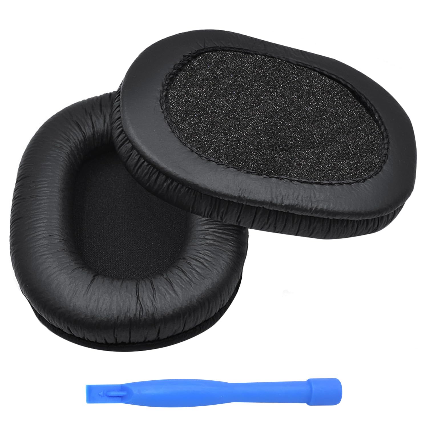 Ear Pads Replacement for Sony MDR-7506 / MDR-V6 / MDR-V7 / MDR-CD900ST Headphone by MMOBIEL - Memory Foam and Protein PU Ear Pad Cushions - Earpads