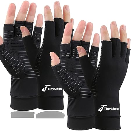 Arthritis Gloves Compression Gloves For Arthritis & Carpal Tunnel - Cotton/Spandex, Pain Relief, Keeps Hands Warm | Unisex Sizes Carpal Tunnel Hand Support