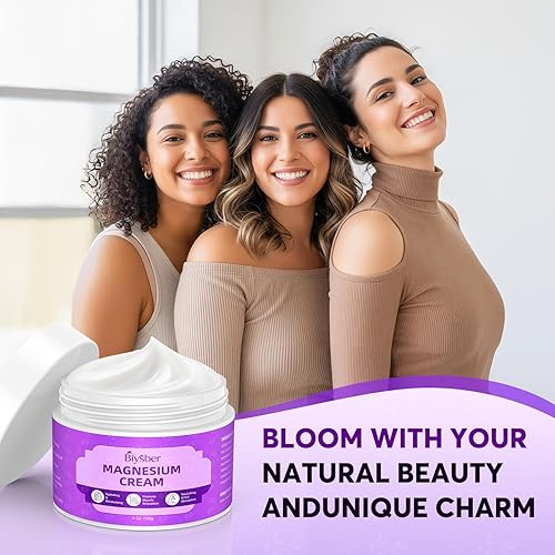 Miniatura 7 de Crema tópica de loción de magnesio para dormir mantequilla corporal de magnesio natural para un sueño dulcecalambres en las