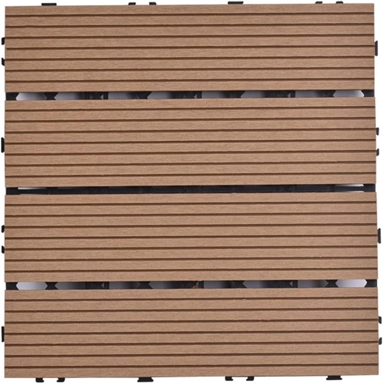 Carrelage de patio extérieur au design treillis élégant pour un revêtement de sol chic