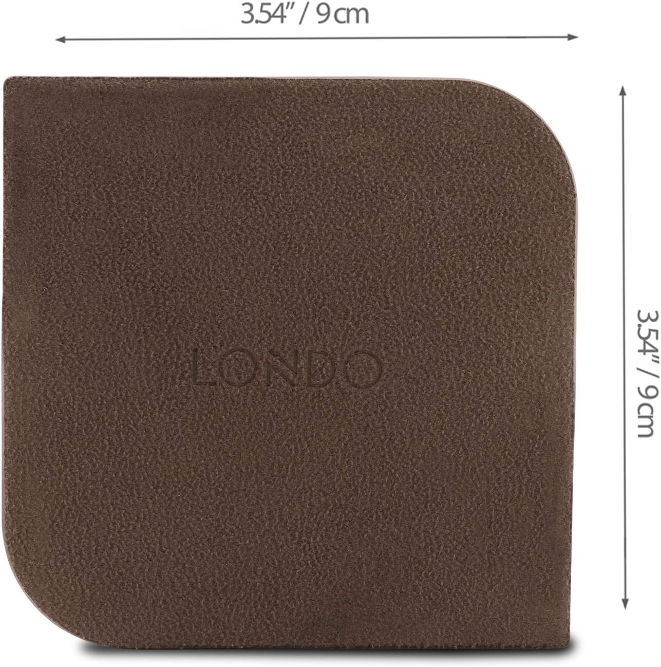 Londo Leather Coasters (Set of 4) – Premium Drink Coasters with Non-Slip Surface, Stylish & Durable Protection for Tables