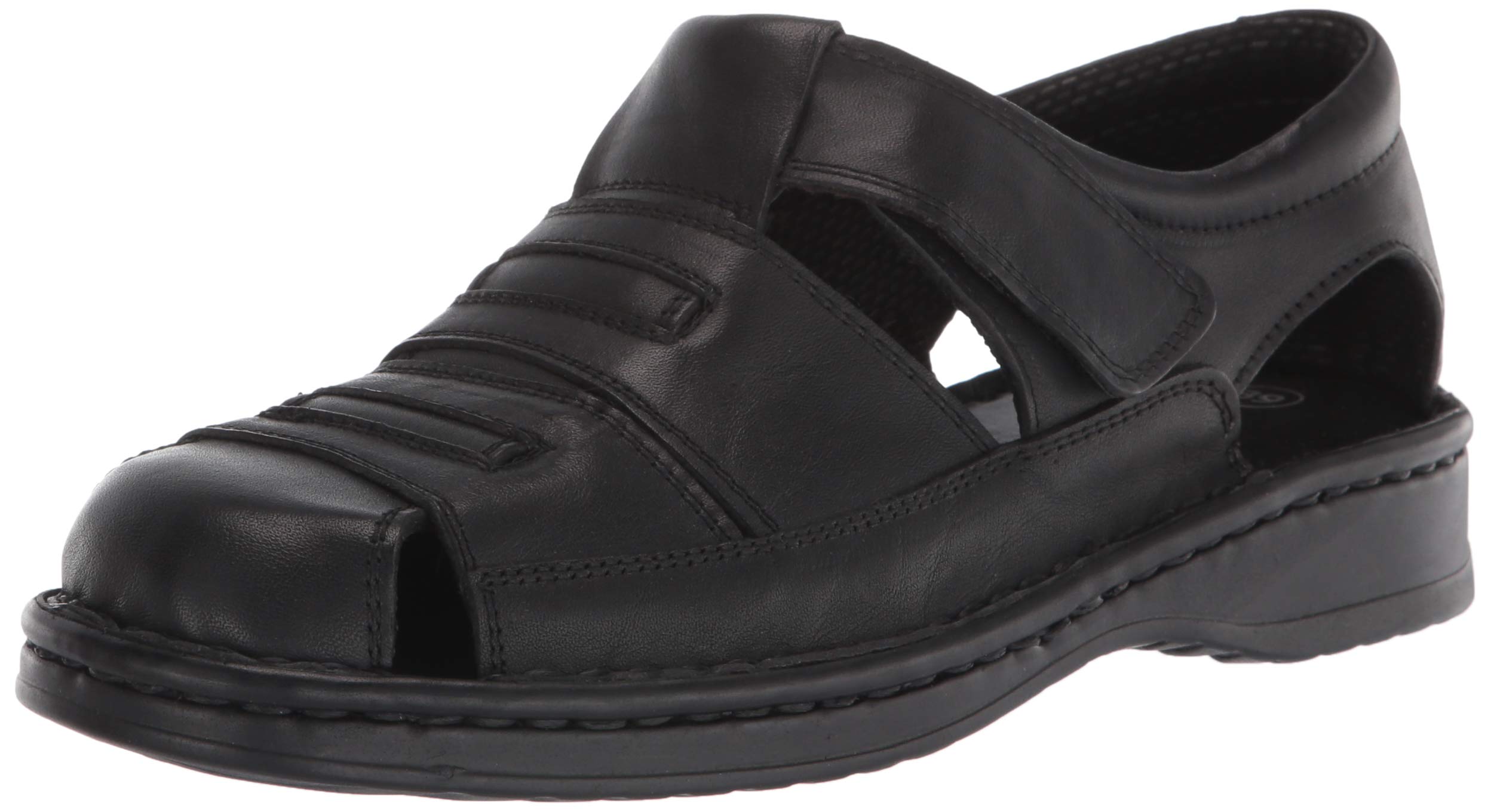 Spring StepEdvard Fisherman Sandal, Black, 40 Medium EU 7-7.5 US