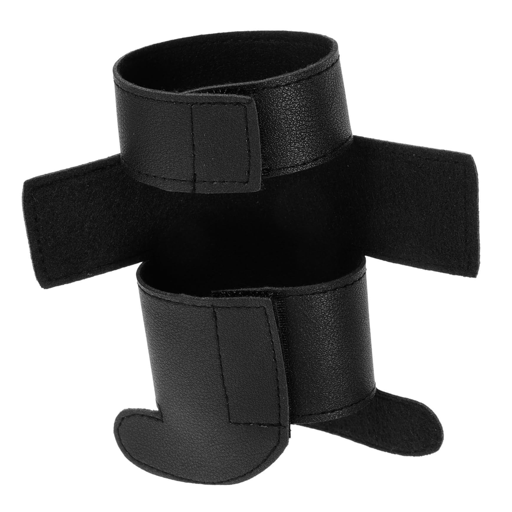 Sosoport Leather Trumpet Guard Wrap for Cornet Simple Design Durable PU Material Easy to Install Comfortable Grip Protective Cover for Musical Instruments