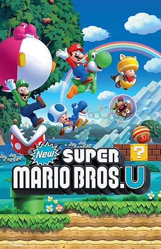 Pyramid America Póster de Super Mario  Mario Bros U  Póster impreso de 11 x 17 pulgadas, ideal para decoración del hogar, decoración de habitación y