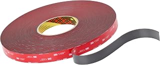 3M TALC VHB Tape 4611, Dark Gray, 1 in x 36 yd, 45 mil, Small Pack, 2 Rolls per case
