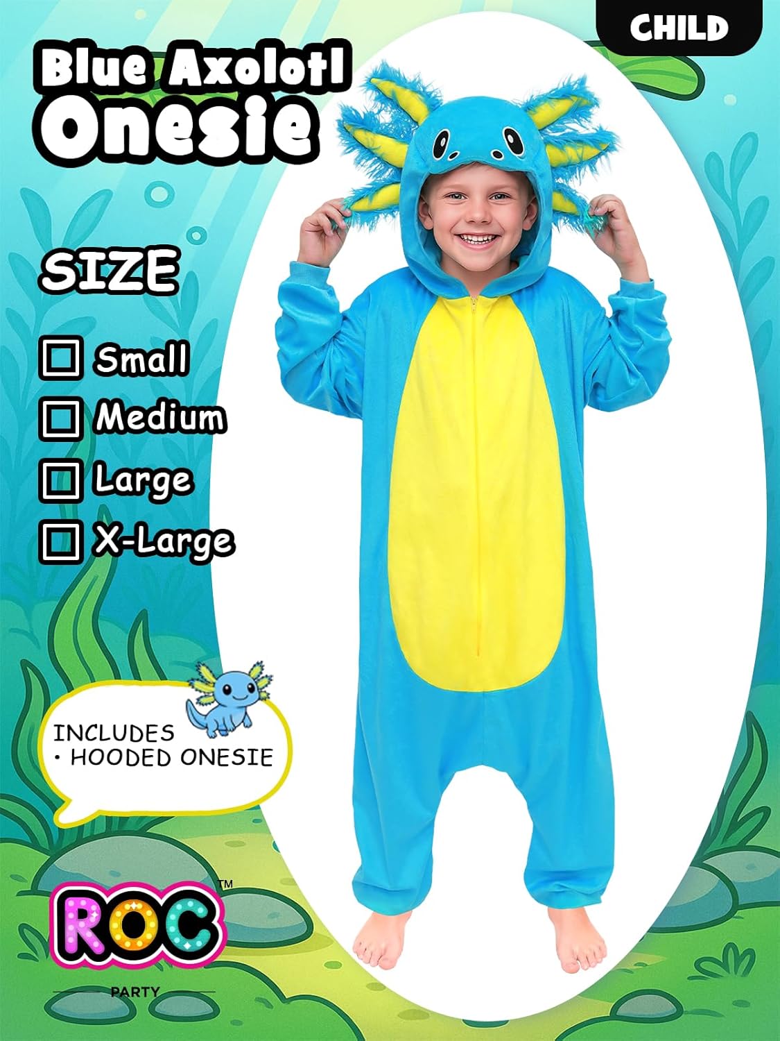 Kids Animal Costume Dress Up - Unisex Dress-Up Outfit for Halloween, Cosplay & Parties for Boys & Girls 4-12 Years - Image 6