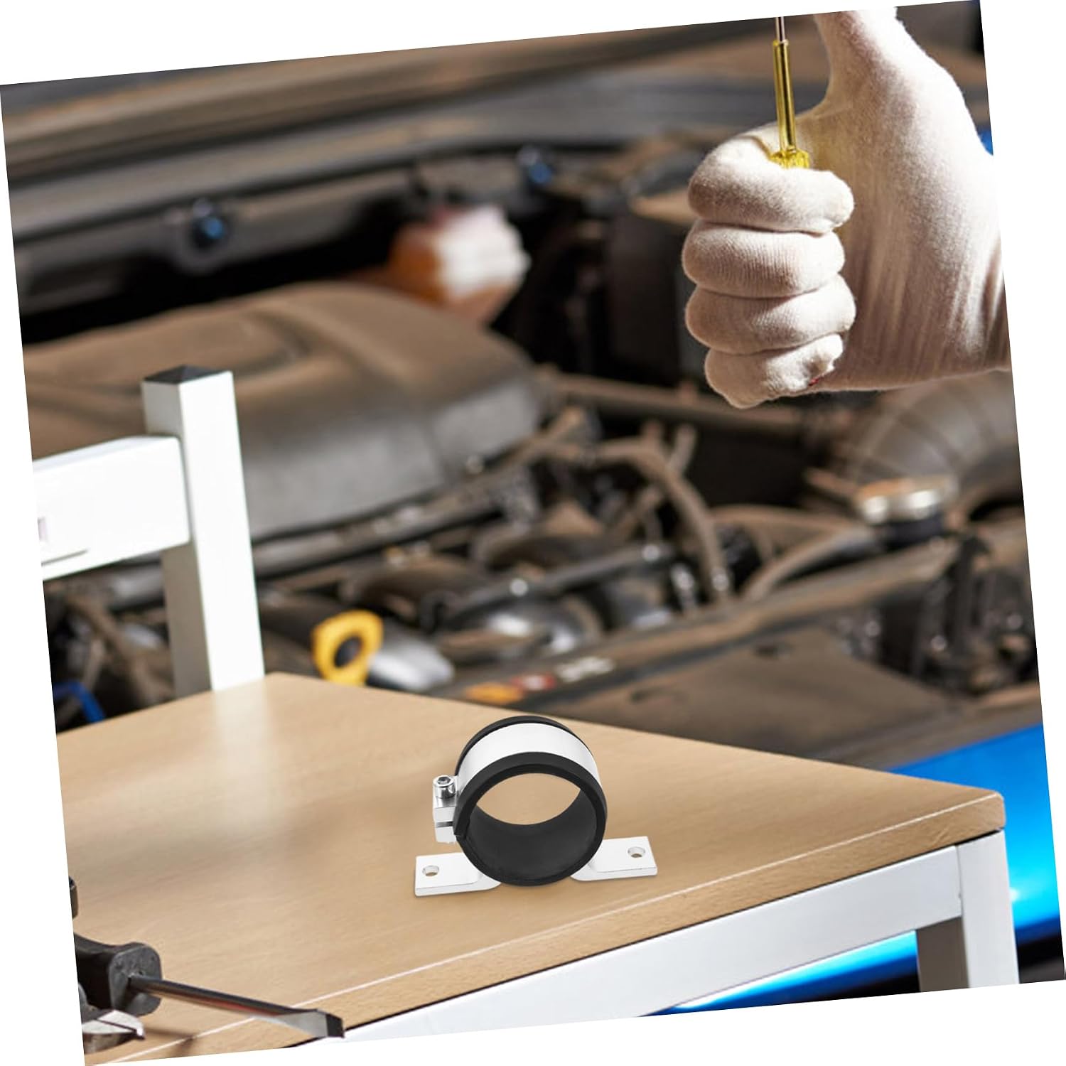 50mm Fuel Pump Clamp Bracket for Racing Car Modifications