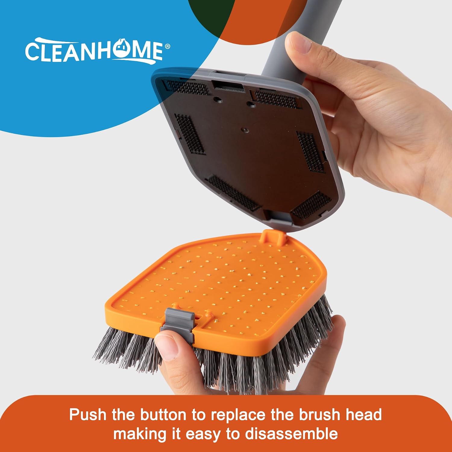 CLEANHOME Tile Scrubber Brush Replacement Head 2 Pieces | Fit for ASIN:B09GF2LSZ8