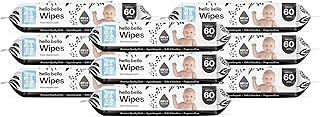 Hello Bello Baby Wipes I Plant Based Wipes for Sensitive Skin Made with 99% Water and Aloe for Babies and Kids I Unscented...